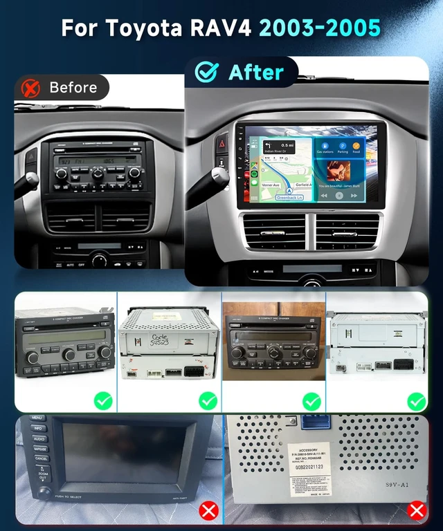 Alt view image 2 of 5 - Car Radio Stereo for Honda Pilot 2006-2008 Wireless CarPlay Android Auto