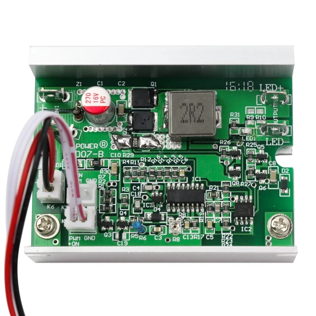 Alt view image 5 of 5 - BestParts Current Drive Power Supply Board with PWM Dimmer Module for CST-90 CBT-90 LED White Color 6500k