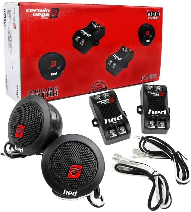 Alt view image 4 of 4 - Cerwin-Vega HED 1" Silk Dome Tweeter Add-On Kit H7TAK