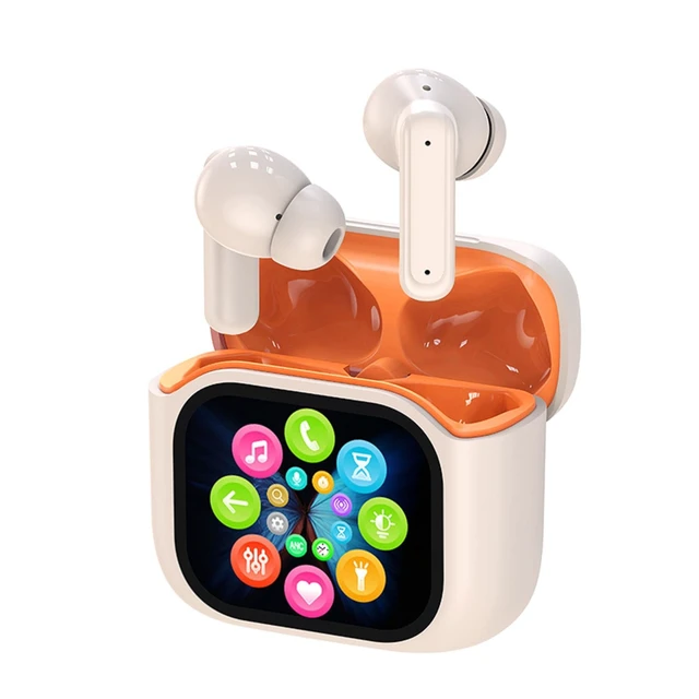 Main image of Xmenha AI Headphones Language Translator Translation Translating Earbuds Real Time for iPhone Android Earpiece Ear Buds Spanish Translator Device AI Earbuds Translate Earphones audifonos traductores