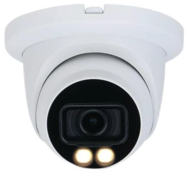 Main image of GemaVision Full Color Security Surveillance Camera 4MP 1/1.8" CMOS Fixed-Focal Turret IP POE Smart AI Camera, Warm LED, Built-in MIC,IPC-T549M-ALED-S3 (3.6mm)