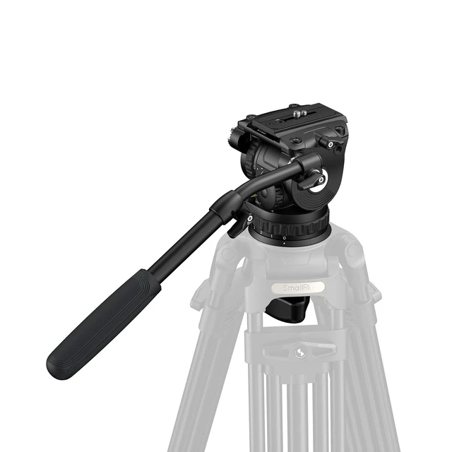 Alt view image 3 of 5 - SMALLRIG Heavy Duty Video Tripod Head with 4-Step Pan/Tilt Damping