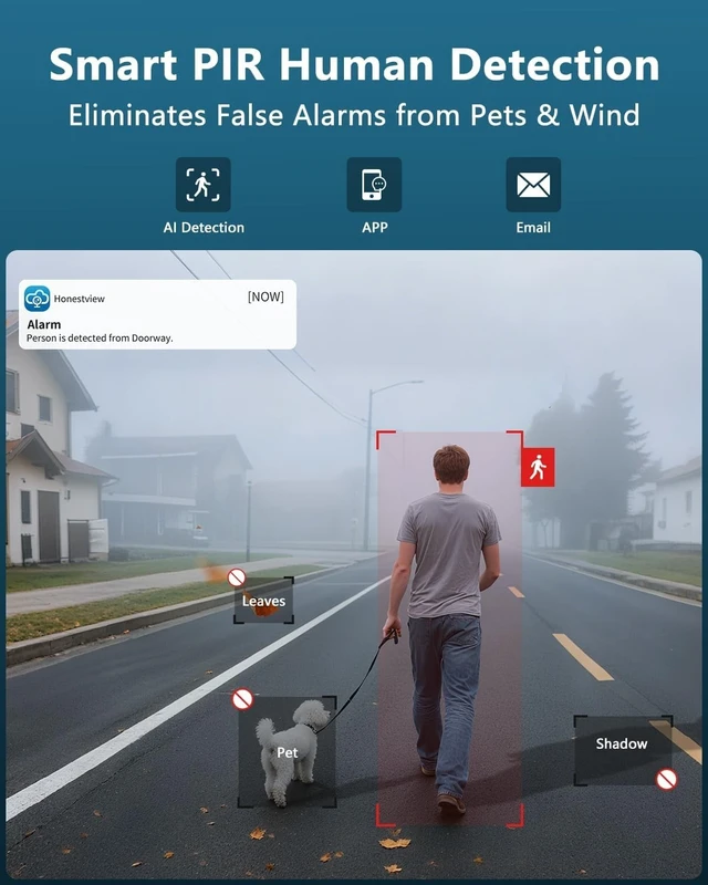 Alt view image 5 of 5 - OOSSXX 4K 8MP Wireless Add-On Camera, Dual-Band WiFi, 130 IP66 Cam