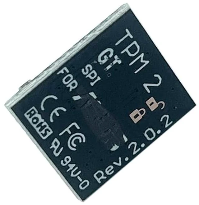 Alt view image 5 of 5 - HSSDTECH TPM 2.0 Module SPI 14Pin Module SLB9670 for ASUS Prime B560M-A