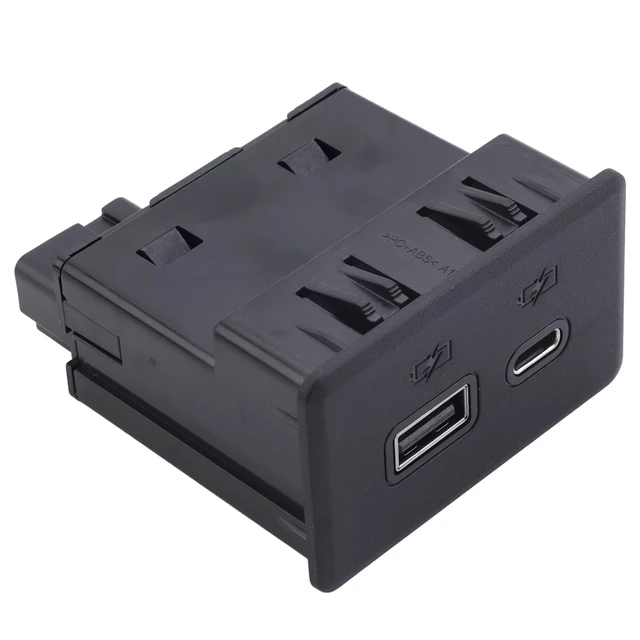 Alt view image 2 of 5 - 13525889 Auxiliary Input USB Port Assembly for Chevy Silverado, Sierra 1500 2500HD 3500HD 2019-2023, for GMC 20192023 Sierra 1500/2500 HD/3500 HD AUX USB Interface 13540949