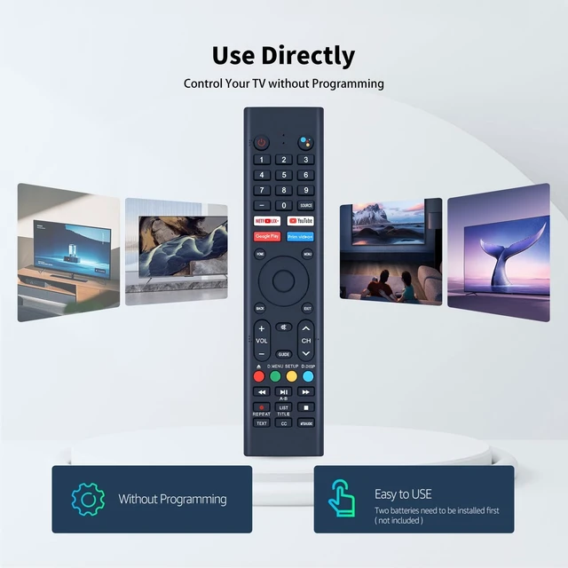 Alt view image 2 of 5 - Snrigw Replacement Remote for Sylvox Deck Pro/Pool Pro Outdoor QLED TV