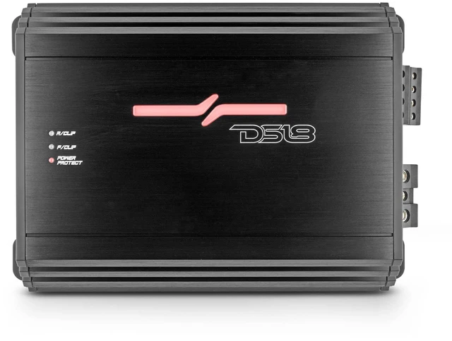 Main image of DS18 ZR600.4D Car Amplifier 4-Channel Stereo Full Range Amp Class D 150 x 4 @ 4-ohm Watts RMS - Adjustable Frequency High/Low Pass Settings - Best Car Stereo Amp