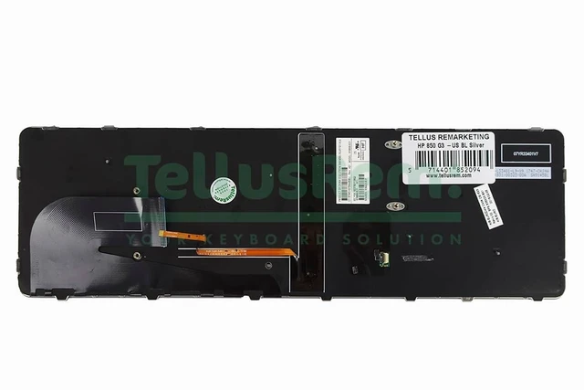 Alt view image 4 of 5 - Replacement US Backlit Keyboard for HP 850 G3, 850 G4, 755 G3, 755 G4