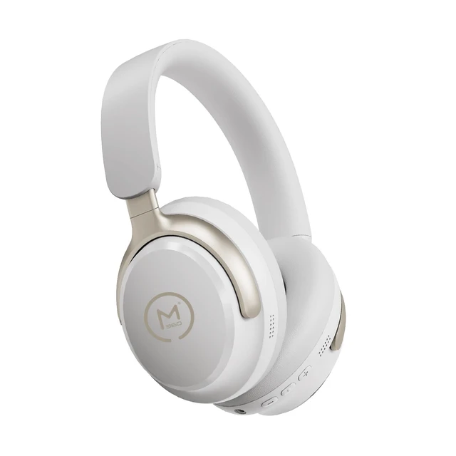 Alt view image 2 of 5 - Morpheus 360 Aspire ANC Wireless Noise Cancelling Headphones, White, Over-Ear Bluetooth Headset, HP8100ANC