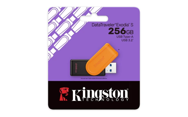 Alt view image 3 of 5 - Kingston Exodia S USB Flash Drive 256GB