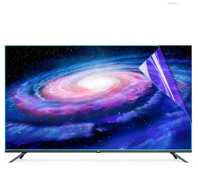 Main image of BU TV Screen Protectors 65 Inch Anti Glare Screen Film Reduces reflections Anti-Blue Light Anti-UV TV Glare Stopper Indoor or Outdoor Anti Glare Film for TV 65 Inch