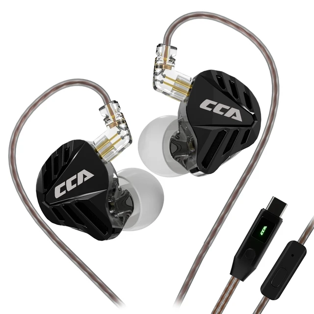 Main image of CCA Falcon 2 DD in Ear Monitor, 7.1 Spatial Audio Gaming Earbuds, HiFi Noise Isolating in Ear Headphones, Crystal Clear & Deep Bass IEMs for Gamers Singers Musicians Audio Engineers