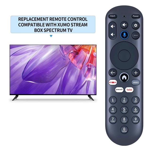 Alt view image 2 of 5 - WDZP New Voice Replacement Remote Control fit for XUMO Stream Box Spectrum TV