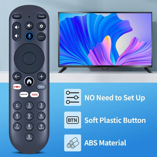 Alt view image 3 of 5 - WDZP New Voice Replacement Remote Control fit for XUMO Stream Box Spectrum TV