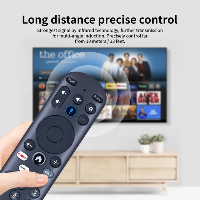 Alt view image 4 of 5 - WDZP New Voice Replacement Remote Control fit for XUMO Stream Box Spectrum TV
