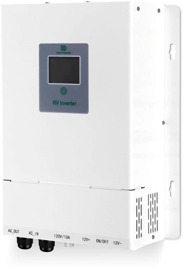 Main image of Diffpower 2000W Pure Sine Wave Inverter, 12V DC to 110V/120V AC