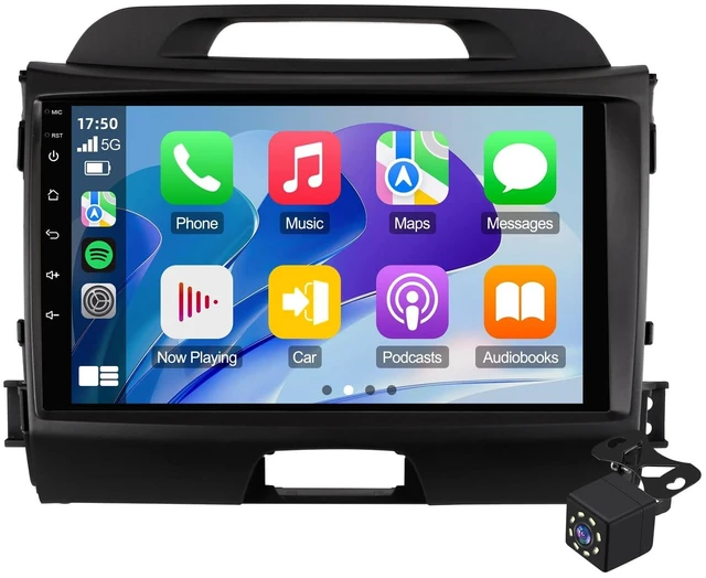 Main image of 9 Inch Linux Touchscreen Car Radio Stereo for KIA Sportage 2010-2016 with CarPlay/Android Auto Car Radio, Support Bluetooth,Backup Camera,SWC,FM Radio,Dual USB
