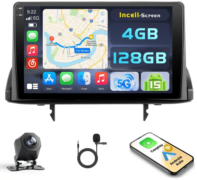 Main image of 4+128G 9'' Android 15 Car Stereo for Subaru Forester 2004-2008