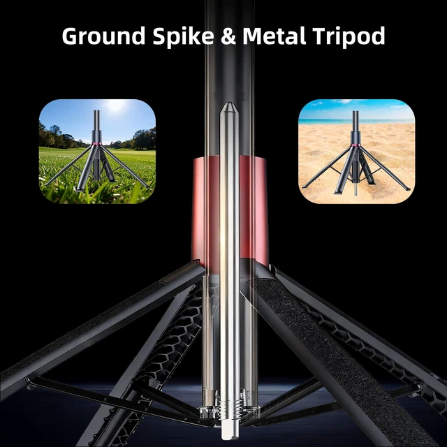 Alt view image 3 of 5 - Golf Tripod Monopod Selfie Stick Magnetic Phone Holder to Record Golf Swing