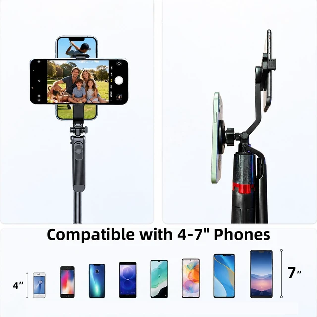 Alt view image 5 of 5 - Golf Tripod Monopod Selfie Stick Magnetic Phone Holder to Record Golf Swing