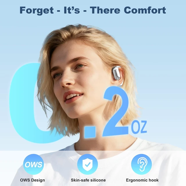 Alt view image 2 of 5 - AI Translation Earbuds Real Time, 144 Languages Translator Earbuds, 3-in-1 Translating Device with Music & Calls, 80H Playtime Bluetooth 5.4 Open Ear Translator Earbuds for Travel Business Meeting