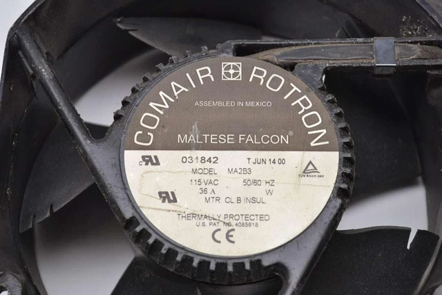 Alt view image 3 of 4 - COMAIR ROTRON MA2B3 031842 115V-AC 172MM 282CFM Cooling Fan B421458