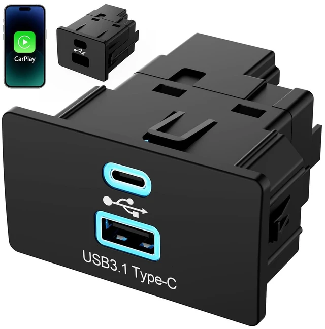 Main image of Wirelees Carplay for Ford F-150 Lincoln 2016-2023 SYNC 3.4 Auto USB Hub