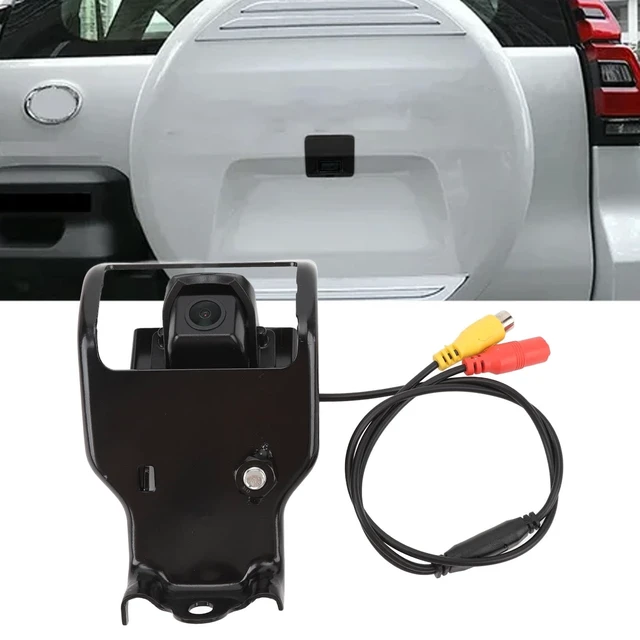 Alt view image 5 of 5 - Car Rear View Camera, Spare Tire Mount Backup Camera CCD High Resolution Increased Safety IP67 Weatherproof, Universal Compatible with Prado On Spare Tire (Black)