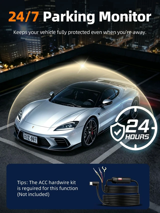 Alt view image 4 of 5 - 3 Channel Dash Cam 4K with 5GHz WiFi