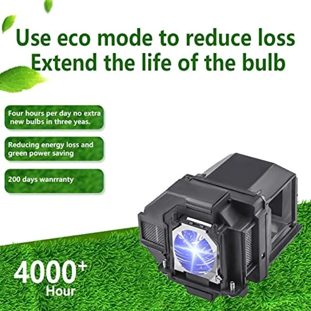 Alt view image 3 of 5 - LBTbate Suitable for ELPLP96 Replacement Projector Bulb for Epson Powerlite Home Cinema 2150 1060 660 760hd 2100 X39 W39 S39 109W VS250 VS350 VS355 EX9210 EX9220 EX3260 EX5260 EX7260 V13H010L96 Lamp