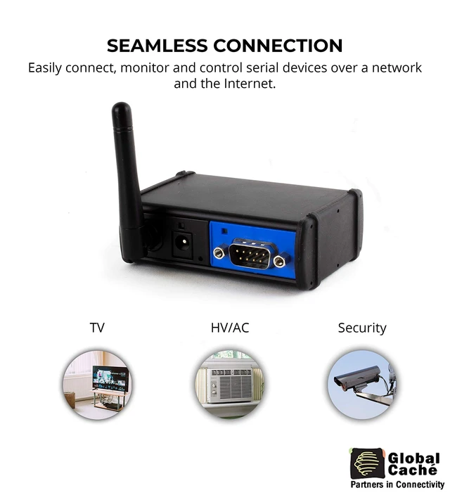 Alt view image 2 of 5 - Global Cache WF2SL iTach WiFi to Serial Module