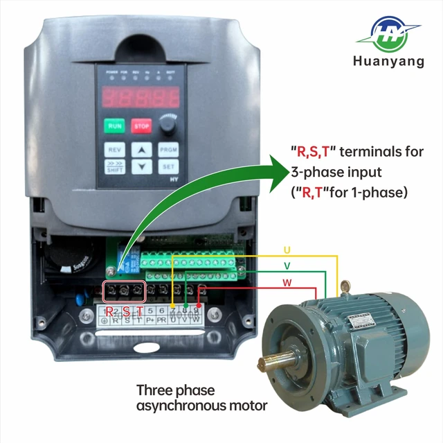 Alt view image 3 of 5 - VFD Digital Phase Convertor 4kW 5HP 220V Single to 3 Phase