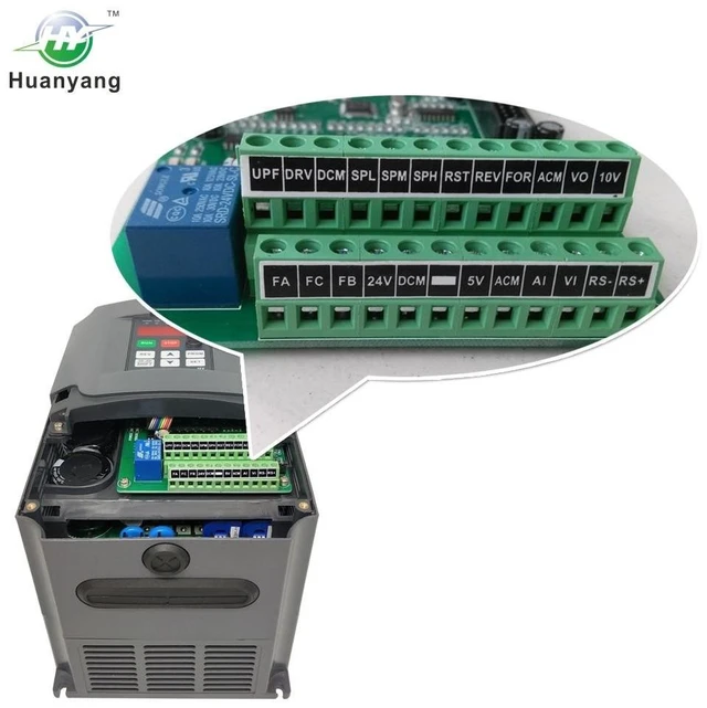 Alt view image 5 of 5 - VFD Digital Phase Convertor 4kW 5HP 220V Single to 3 Phase