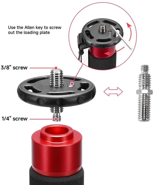 Alt view image 3 of 5 - Avella C325 Carbon Fiber Camera Monopod, 58 Inch