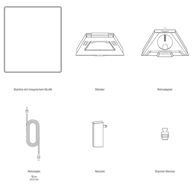 Alt view image 2 of 5 - SL-Mini STARLINK Mini 4th Gen PRO Satellite Internet Kit Portable Antenna & Built-in Wi-Fi Router, High-Speed Low-Latency Connectivity for RV, Camping & Travel