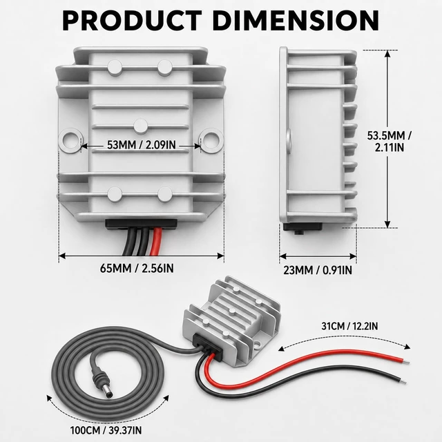 Alt view image 5 of 5 - Starlink Mini 12V Power Supply Adapter, 12V to 30V 3.5A Step Up Converter