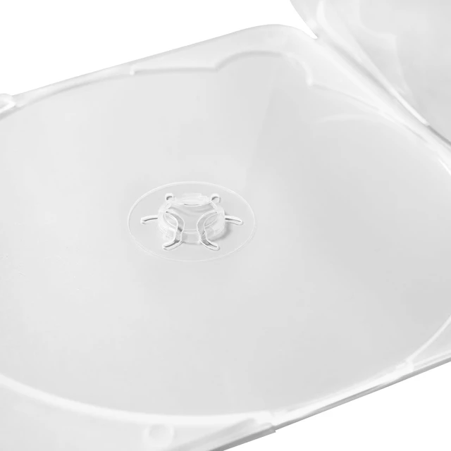 Alt view image 3 of 5 - Maxtek Super Slim 3.8mm Clear DVD Case, Space-Saving, Durable, Compact CD, DVD Blu-ray Disc Storage (50)