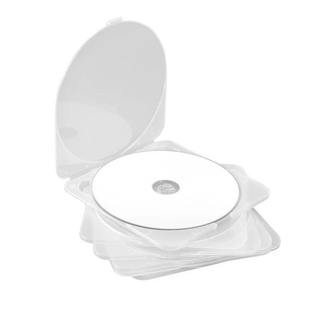 Alt view image 4 of 5 - Maxtek Super Slim 3.8mm Clear DVD Case, Space-Saving, Durable, Compact CD, DVD Blu-ray Disc Storage (50)