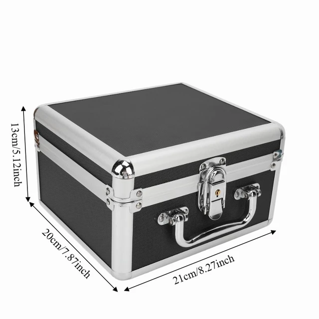 Alt view image 5 of 5 - 2.5in Hard Drive Storage Case 20 Bays, Shockproof & Water Proof EVA Protection,Aluminum Alloy with Security Lock for Home Office Data Organization