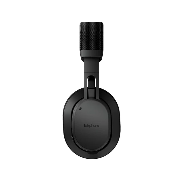 Alt view image 3 of 5 - Fairphone Fairbuds XL Horizon Black Over-Ear Wireless Headphones with Active Noise Cancelling, aptX-HD 24-bit Audio, 30 H Battery, IP54 Weatherproof, Replaceable Parts