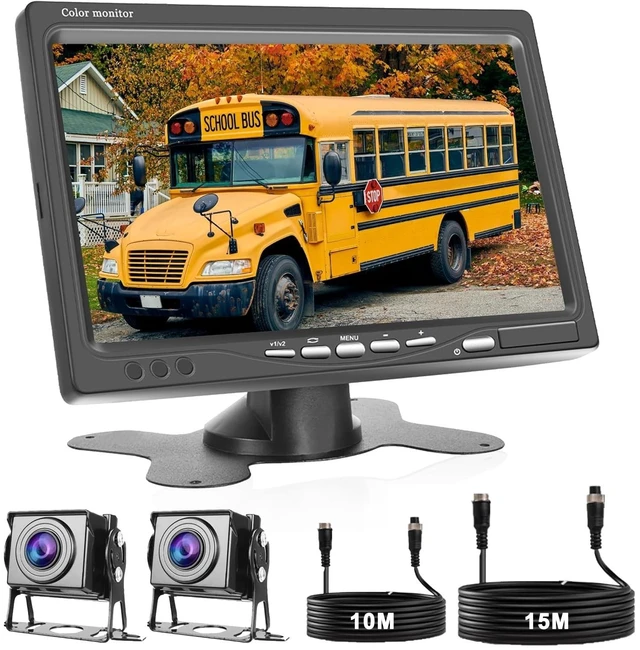 Main image of HD 1080P RV Backup Camera System 7" Monitor with 2 Rear Side View Camera Easy Installation IP69 Waterproof Colour HD Night Vision for RV Truck Trailer Tractor