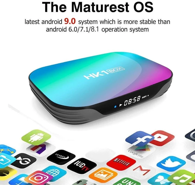 Alt view image 2 of 5 - Sofobod HK1 Box Smart TV Box Android 9.0, 4GB RAM 32GB ROM, S905X3 Quad Core 64bit Cortex-A55, GPU G31 MP2, 2.4G/5G Dual WiFi BT4.0 H.265 Decoding LAN 1000 RJ-45, HD 8KHK1BOX 4+32
