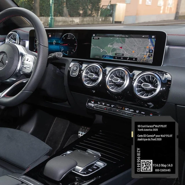 Alt view image 2 of 5 - Latest Version A2189068403 Navigation SD Card Compatible with Pilot GLC 300 CLA 250 GLA 250 C300, ONLY Fit for NTG 5 Audio 20 (Code 522) System