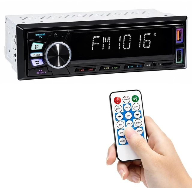 Main image of New Model car Bluetooth Amplifier with 7-Color Lighting