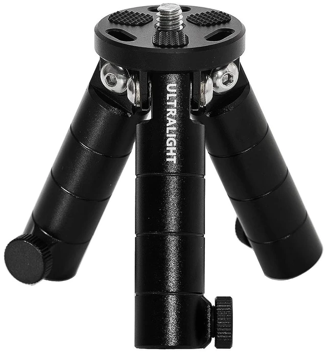 Main image of Ultralight 2.3oz/67g Trekking Pole Tripod Adapter Only - The Stool ULTripod Aluminum - Turn Trekking Poles or Branches into Camera Tripod - The Lightest Tripod for Hiking and Speed Guaranteed