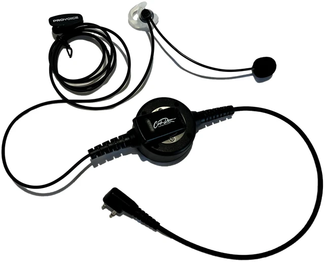Main image of ProVoice Premium Midland Referee Communication Pro-Style Boom Headset with Belt-Worn PTT Button by Coda Room Custom Audio