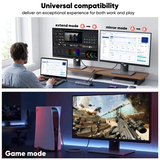 Alt view image 5 of 5 - KovySwm HDMI 2.1 Cable, 6FT, 5-Pack, 48Gbps, 8K@60Hz