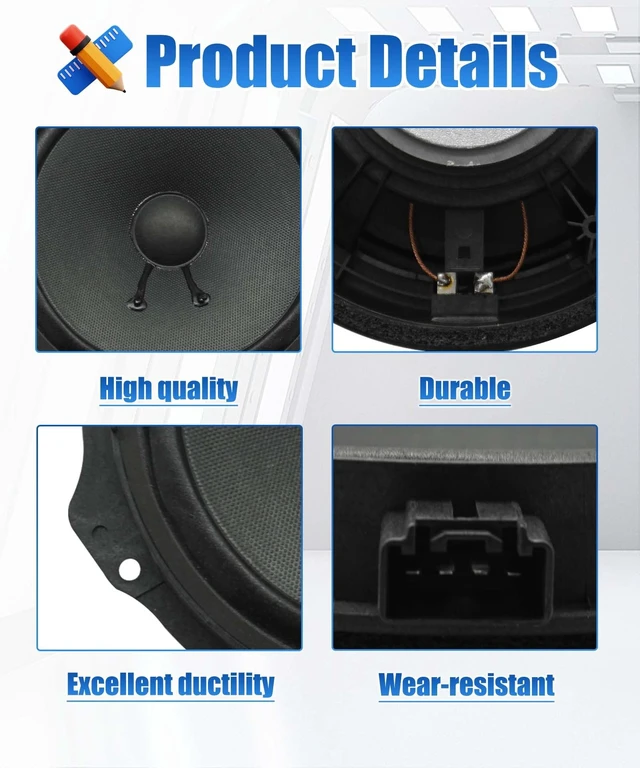 Alt view image 4 of 5 - LALBLCLD DS7Z-18808-D DS7Z-18808-F Round Audio Speaker Assembly
