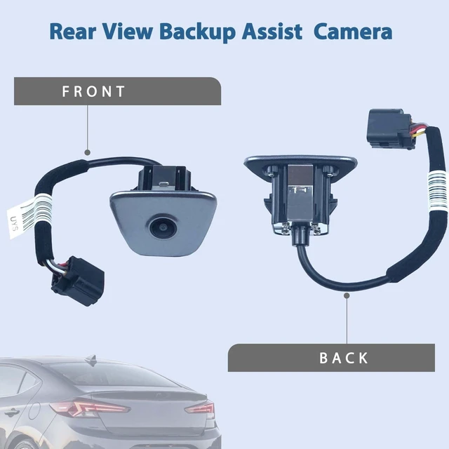 Alt view image 3 of 5 - Peintu Rear View Backup Parking Assist Reversing Camera 99240-F2000 99240F2000 Compatible with Hyundai Elantra 2019 2020