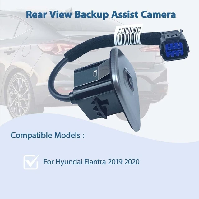 Alt view image 4 of 5 - Peintu Rear View Backup Parking Assist Reversing Camera 99240-F2000 99240F2000 Compatible with Hyundai Elantra 2019 2020